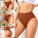 ANNYISON Women's Thongs, T Back Low Waist See Through Panties Cotton Seamless Lace Thongs for Women (L)