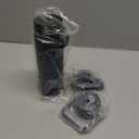 BJPKPK Insulated Water Bottles with Straw Lid, 22oz Cold & Hot Thermo, Stainless Steel Metal Water Bottle with 3 Lids, Reusable Thermo, Cups, Mugs for Daily Use-Navy Blue