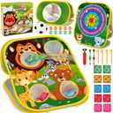 Animal Bean Bag Toss Game Toy Outdoor Toss Game, Family Party Party Supplies for Kids, Gift for Boys Birthday or Christmas for Toddlers Ages 3 4 5 6 Year Old