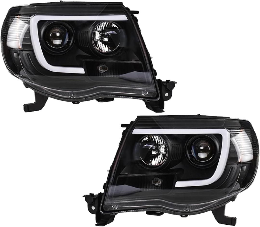 labwork Headlights Replacement for Toyota Tacoma 2005-2011 Headlamps lights Pair (Passenger and Driver Side) labwork Headlights Replacement for Toyota Tacoma 2005-2011 Headlamps lights Pair (Passenger and Driver Side)