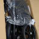 Economy Knee Scooter Steerable Knee Walker for Foot Injuries Compact Crutch Alternative with Dual Braking System (Black)