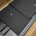 DLisiting Small Desk with Fabric Drawers for Bedroom, 32 Inch Gaming Desk with 2 Drawers for Small Space, Study Writing Table PC Desks, Black, 31.5"