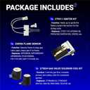 [2026 Upgraded] BlueStars Dryer Repair Kit 338906 Gas Dryer Flame Sensor & 279311 Igniter & 279834 Gas Valve Solenoid Coils - For Whirlpool Kenmore Maytag - Replaces WP338906 AP3094251 PS334310