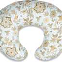 Nursing Pillow & Breastfeeding Pillow Ergonomic C-Shape for Breastfeeding & Bottle Feeding, Standard Size Breathable with Washable Cover, Hypoallergenic,Tummy Time & Sitting Support (0-12Months)