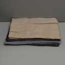 Mordimy Premium Kitchen Towels 6 Pack (18 x 28 Inches, Grey/Khaki/Black), Large Cotton Flat & Terry Kitchen Hand Towel, Super Absorbent Tea Dishtowels Set with Hanging Loop