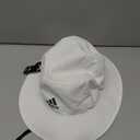 adidas Men's Victory Bucket Hat  Outdoor Sun Boonie for Fishing & Hiking (Large-X-Large, White/Onix Grey/4)