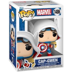 Funko Pop! Marvel: Spider-Gwen - Cap-Gwen - Marvel Comics - Collectable Vinyl Figure - Gift Idea - Official Merchandise - Toys for Kids & Adults - Model Figure for Collectors Funko Pop! Marvel: Spider-Gwen - Cap-Gwen - Marvel Comics - Collectable Vinyl Figure - Gift Idea - Official Merchandise - Toys for Kids & Adults - Model Figure for Collectors