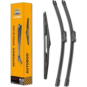 AUTOBOO 26"+17" Windshield Wipers with 14" Rear Wiper Blade Replacement for Subaru Forester 2019 2020 2021 2022 2023 2024 -Original Factory Quality (Pack of 3)