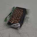 Wallets for Women Multi Card Holder Wallet Clutch Wallet Card Holder Organizer Ladies Purse with Wrist strap Purse (Black Leopard)