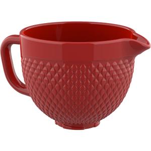 Ceramic Bowl for KitchenAid Mixers, For KitchenAid Ceramic Mixing Bowls, Mixing Bowls - Red Pineapple Nail by Gvode