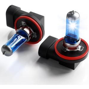 H11 Halogen Headlight Bulb 12V 55W, 5000K Bright White Automotive Headlight Bulbs, Low Beam & Fog Light Compatible, No Glare, Pack of 2