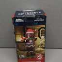 Joiedomi 5 FT Tall Christmas Inflatable Outdoor Decorations, Christmas Blow Ups Gingerbread Man Yard Decorations with Candy Canes, Cute Xmas Outdoor Gingerbread Inflatables for Xmas Lawn Garden Decor