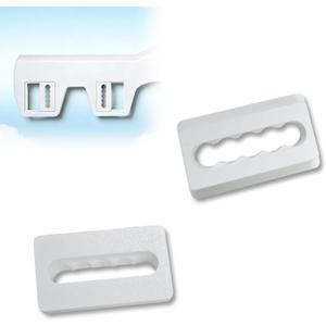 2 Pcs Adjustable Sliding Mount for Tushy Classic/Basic 2.0 Bidet | Secures Bidet Seat-Prevents Shifting | Replacement Fastener Kit