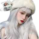 Wig Premium Line Active Top Stylist Produce 6 Items Set Inner Color Line Women's Original Wig Semi-Long Small Face Effectneo White, LCa DY50A