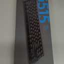 Logitech G515 TKL Wired Low Profile Gaming Keyboard, Fully Customizable RGB, Double-Shot PBT Keycaps, Tactile/Brown Switches - Black