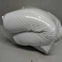 Memory Foam Bed Pillow for Sleeping, Ergonomic Cervical Contour Neck Support Orthopedic Pillow for Side Back Stomach Sleeper, Neck and Shoulder Pain (Blue)