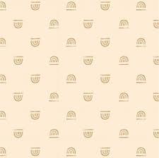 Toki Mats | Waterproof Cover Included Mega Play Mat 48 Inches x 48 Inches | Rainbow Stamp in Cream |Padded Play Mat with Included Cotton Removable Washable Cover