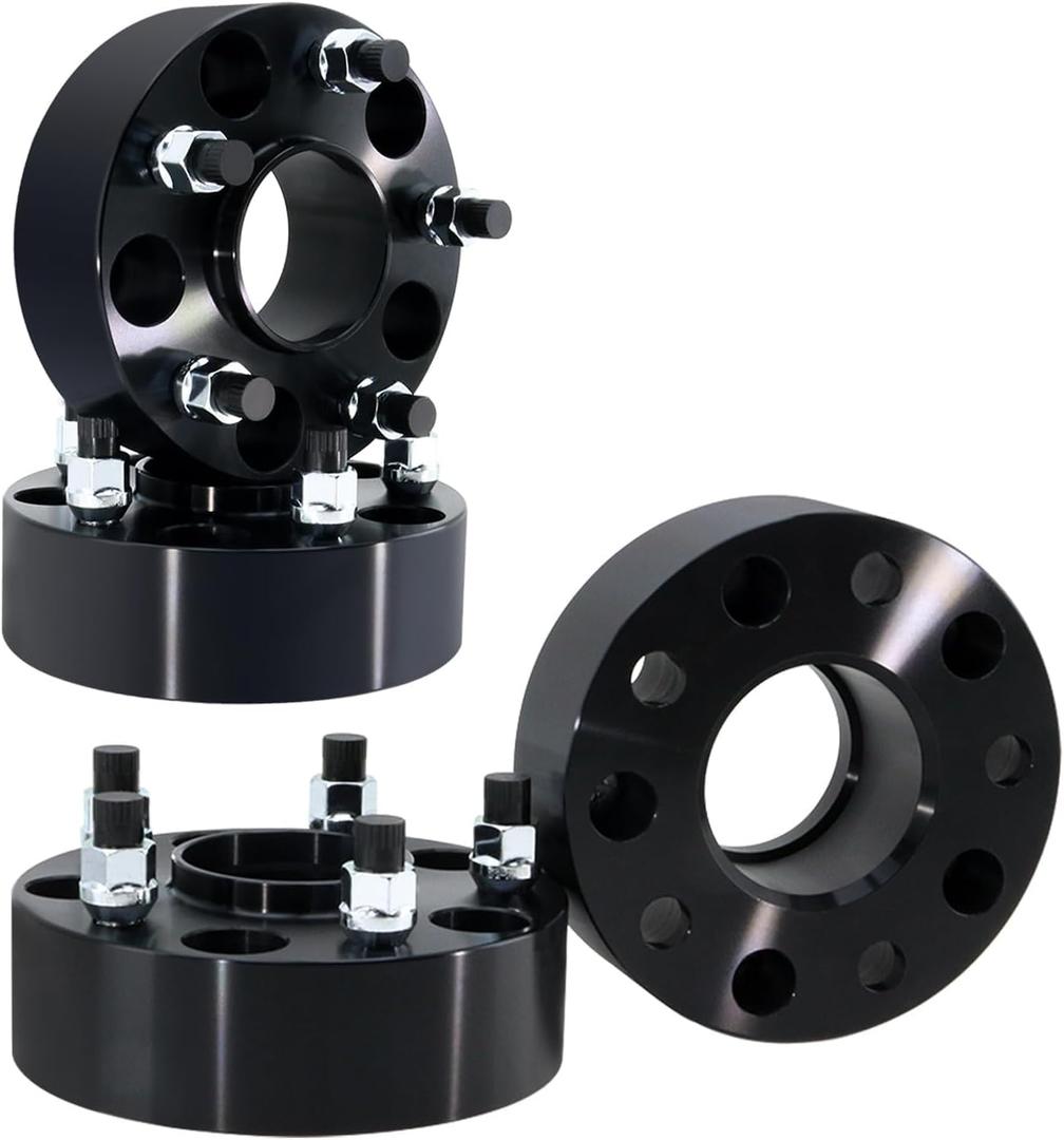 BDELI 2" 5x5 Wheel Spacers 1/2"-20 Thread Replacement for 2007-2018 Jeep Wrangler JK, 1999-2010 Grand Cherokee WJ WK, 71.5mm HubCentric Wheel Spacers for 2005-2010 Commander XK, 4Pcs