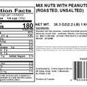 Yupik Mixed Nuts, 2.2 lb (35.2 oz), A Blend of Roasted Peanuts, Almonds, Brazil Nuts, Cashews & Hazelnuts, Non-GMO Canola Oil, Cholesterol Free, Vegan, Perfect for Snacking, Baking & Nutrition Bars (EXP 02/17/27)