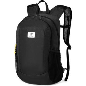 SKYSPER 16L Hiking Backpack Lightweight Small for Women Men, Foldable Packable Daypack - Travel Camping Backpack, Outdoor Hiking Bag (Armygreen)