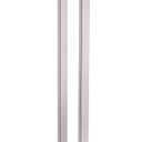 KOKOSIRI Towel Rack Free Standing Brushed Nickel 2-Tier Towel Holder for Bathroom Floor Stand with Heavy Marble Base Thicken Steady Design Stainless Steel THS0005-BR