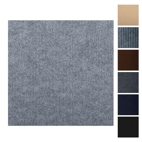 Yskzyz Carpet Tile 12” X 12” Self Adhesive Carpet Floor Tiles Anti-Slip Reusable Carpet Squares Peel and Stick Carpet Floor Tile Easy Install DIY for Bedroom Living Room(20 Pcs)