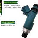 4PCS FJ1053 15710-65J00 Fuel Injector Fuel Spray Nozzle 12 Holes Disc Engine For Suzuki SX4 2.0L-L4 2007 2008 2009 Replace#FJ1053M1357676604G2199