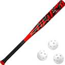 Ortiz34 Bat & Ball Set - Graffiti Plastic Bat & Ball Homerun Set- David Ortiz Backyard Baseball Set for Youth, Kids, Teenagers, Adults (Bat & Ball Set, Red, One Size)