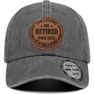 Retirement Gifts for Women Men 2026, Best Personalized Funny Retired Ideas Gifts (Black)