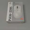 ATTACK SHARK X3 Lightweight Wireless Gaming Mouse with Tri-Mode 2.4G/USB-C Wired/Bluetooth,26K DPI, PAW3395 Optical Sensor,Kailh GM8.0 Switch,5 programmable Buttons for PC/Win/Mac(White)