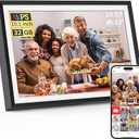 Frameo 10.1 inch Digital Picture Frame, Smart WiFi Digital Photo Frame with 32G Memory, HD Touch Screen, AutoRotate, Slideshow, Easy Setup, Share Photos and Videos Anywhere(Black)