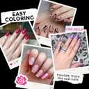 UNA GELLA Short Coffin Nail Tips: 216pcs Short Coffin Press on Nails Pre-shape Gel Nail Tips for Full Cover Acrylic Nails False Nails For Nail Extension Home DIY Salon 12 Sizes Gelly Tips