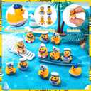 60pcs Mini Resin Sailor Cruise Ducks, Tiny Cruise Duck for Hiding, Miniature Sailor Cruise Figurines, Ducks for Cruise Ship, Nautical Cruise Party Favors Gift Decoration (4 Styles)