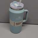 STANLEY Quencher H2.0 Tumbler with Handle & Straw 64 oz | Flowstate 3-Position Lid | Large Capacity for Travel & Sports | Insulated Stainless Steel Cup | BPA-Free | Seafoam