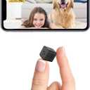 2K Mini Spy Cam Hidden Camera for Home Security Small Nanny Cam with Phone App WiFi Remote Monitor Room Video Recorder, Night Vision, Motion Detection
