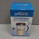 Dr. Brown's Baby Formula Mixing Pitcher with Adjustable Stopper, Locking Lid & No Drip Spout, Black, BPA Free, 36oz, 1 Pack