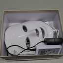 SDKWDH LED Face Mask Light Therapy, Red Light Therapy Mask with 7 Colors, 850nm Infrared & Red Light Therapy for Face, Portable Anti-Aging Skin Rejuvenation Tool with Timer for Home Use