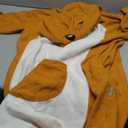 Funziez! Adult Onesie Halloween Costume Animal Dinosaur Shark Unisex Plush One Piece Cosplay Suit for Adults, Men and Women (Large, Kangaroo)