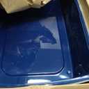 IRIS USA XX-Large High Sided Cat Litter Box, Scatter Shield, Navy