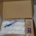 MTLEE 72 Pcs DIY Candle Painting Kit for Adults Include 6 Pcs 2"x 5" White Pillar Candles 60 Colored Tealight Candles and 6 Paint Brushes for Spring Tea Party Crafts Wedding Birthday Party Favors