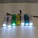 KunHe 7 Pack Glow in Dark Flashlights Mini 9-LED Flashlight for Kids Party Bulk Flashlights with Batteries for Class Teaching，Camping,Wedding