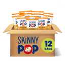 SkinnyPop Popcorn, White Cheddar, Whole Grain, Dairy-Free Snack, 1oz Bags (12ct) (EXP 08/01/26)