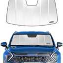 Pigenius Windshield Sun Shade for 2023-2025 Kia Sportage. Front Window Sunshade with Storage Bag