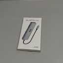 Acer USB C Hub, 7 in 1 Multi-Port Adapter for Laptop, 4K, HDMI Splitter with 2 USB A 3.1 & Type-C to HDMI Data Port, PD 100W Charging, SD Card Reader for Computer, Desktop, Space Grey