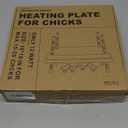 10" x 10" Chick Brooder Heating Plate with Adjustable Temperature and Height, Holds 15 Young Chickens