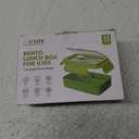 Jelife Lunch Box Kids Bento Box - Large Bento-Style Leakproof 4 Compartments Kids Lunchbox Food Containers with Utensils for Back to School, Reusable On-the-Go Meal and Snack Packing, Purple