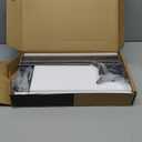 Single LCD Computer Monitor Free-Standing Desk Stand Mount Riser for 13 inch to 32 inch screen with Swivel, Height Adjustable, Rotation, Vesa Base Stand Holds One (1) Screen up to 77Lbs(HT05B-001)) (Black)