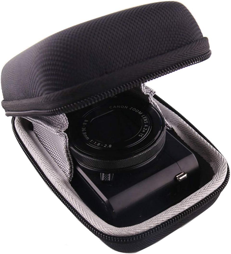 Hard EVA Travel Case for PANASONIC LUMIX ZS99/ZS100/LUMIX ZS200/LX10/DC-ZS70/ZS60/ZS80 Digital Camera (Black), 5x3x1.8 inches