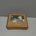 Ling's moment 1.5/2 inch Artificial Rose Taupe & Nude Buds and Petite Roses w/Stem 25pcs for DIY Wedding Boutonniere Corsages Bouquets Centerpieces Decorations