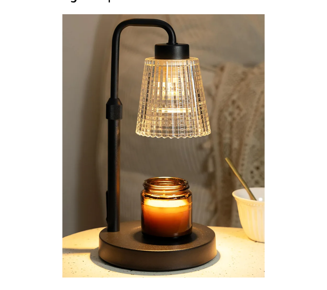 Candle Warmer Lamp with Timer Dimmable, Birthday Gifts for Women Mom, House Warming Gifts New Home Decor, Wax Melt Warmer for Jar Candles with 2 Bulbs